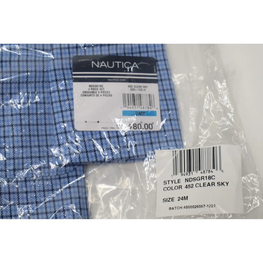Nautica Baby Boys Suit Set, 4 Piece - Blue‎ - Size 24M